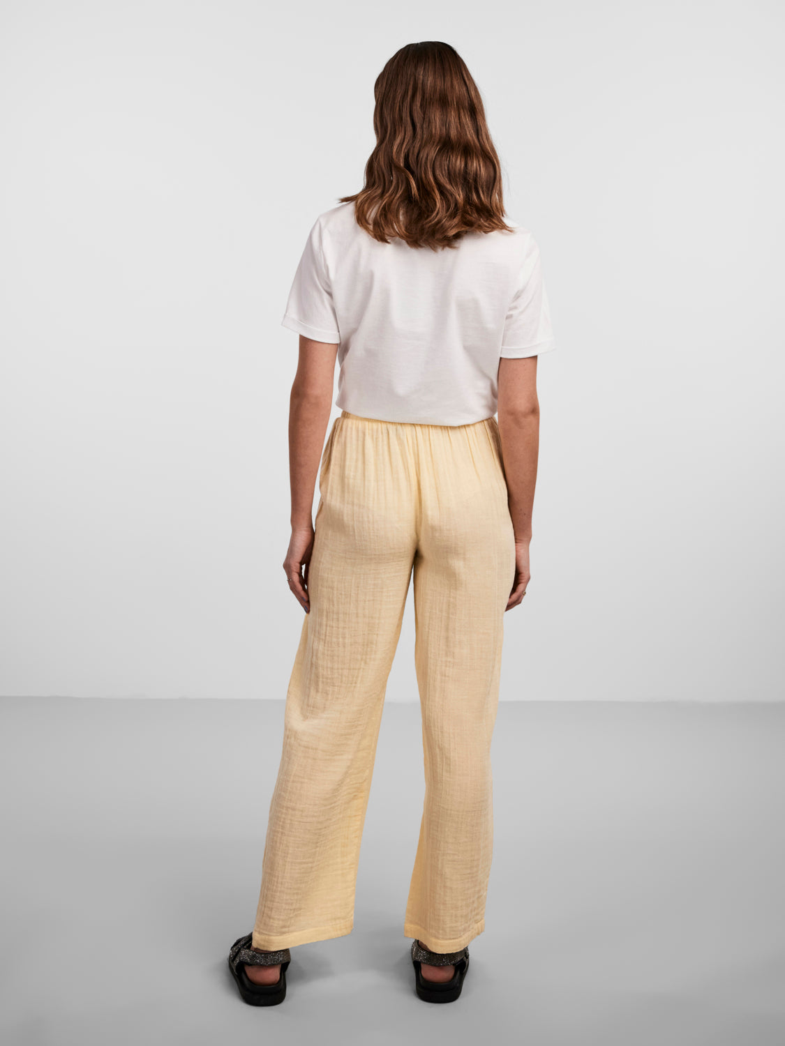 PCKIARA Pants - Mellow Yellow
